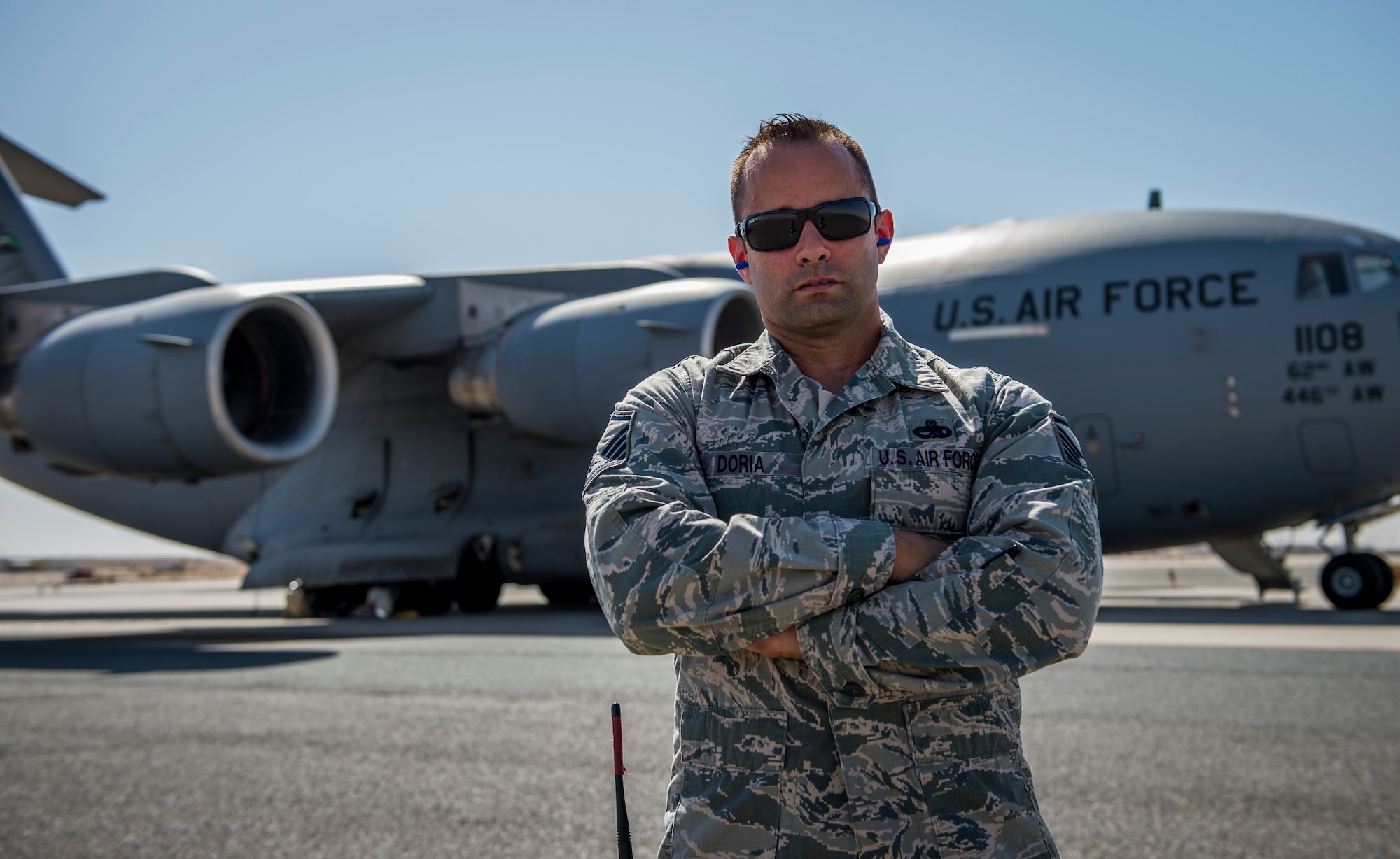 This week's Rock Solid Warrior is Master Sgt. Vincent Doria. He is the lead production superintendent with the 386th Expeditionary Maintenance Squadron. The Long Island, New York native is deployed from the 35th Aircraft Maintenance Squadron, Misawa Air Base, Japan.