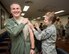 374th Airlift Wing Commander, Col. Douglas Delamater, get an influenza shot at Yokota Air Base, Japan, Sept.18, 2014. Flu season has started and the 374th Medical Group is visiting squadrons across Yokota to give shots or mist vaccines to Airmen. (U.S. Air Force photo by Airman 1st Class Meagan Schutter)