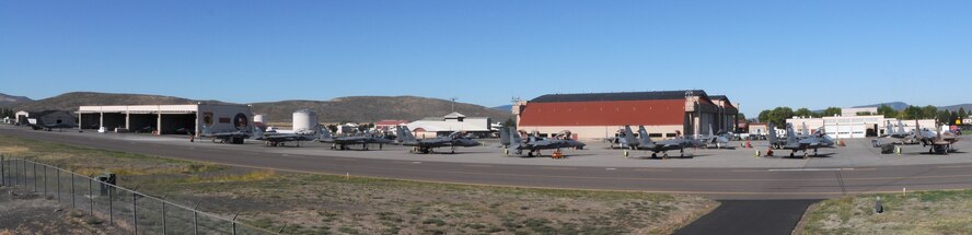 As construction begins on the main maintenance hangar at the 173rd Fighter Wing, aircraft head to be moved outside and every available spot is filled with an F-15 Eagle at Kingsley Field, Klamath Falls, Ore. Spet. 3, 2014.  Members of the 173rd Maintenance Group work to balance meeting the mission with difficulties of being displaced during this major construction project.  (U.S. Air National Guard photo by Tech. Sgt. Jefferson Thompson/Release)