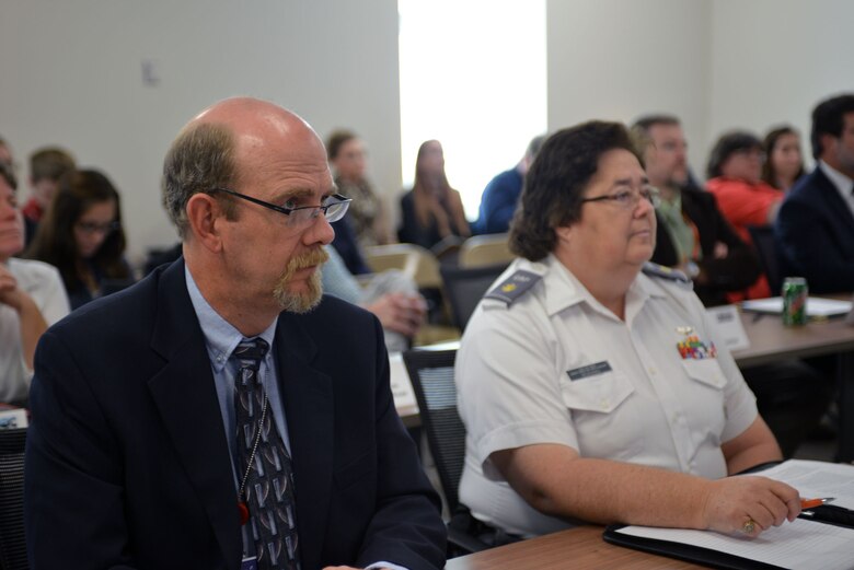 Federal, State and local agencies gathered at Metro Nashville’s Development Services Center to form a group partnership to help reduce flood reduction Sept. 23, 2014.  Silver Jackets is an innovative program that provides an opportunity to consistently bring together multiple state, federal, and local agencies to learn from one another and apply their knowledge to reduce risk.