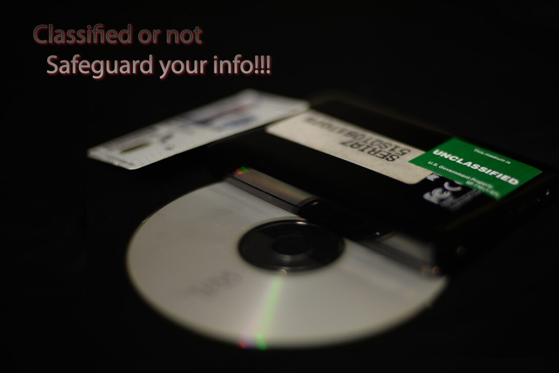 Any information transferred through the U.S. Air Force’s private network could potentially be used by adversaries of the U.S. to cripple the country’s capabilities. It is every service member’s responsibility to do their part in protecting this nation, and it begins with safeguarding sensitive information. (U.S. Air Force Illustration by Airman 1st Class Dillian Bamman/Released)