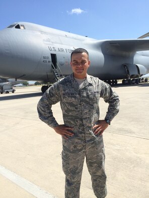 Cadet 2nd Class Frank Montes de Oca is assigned to the U.S. Air Force Academy's Cadet Squadron 7. (U.S. Air Force photo)
