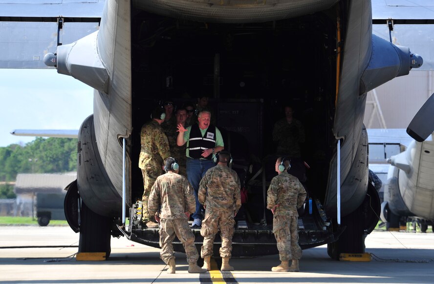 Airmen unload an MC-130P Combat Shadow at Hurlburt Field, Fla., Sept. 19, 2014. The Combat Shadows completed their final combat deployment. The entire fleet will be retired next summer. (U.S. Air Force photo by Staff Tyler Placie)                               