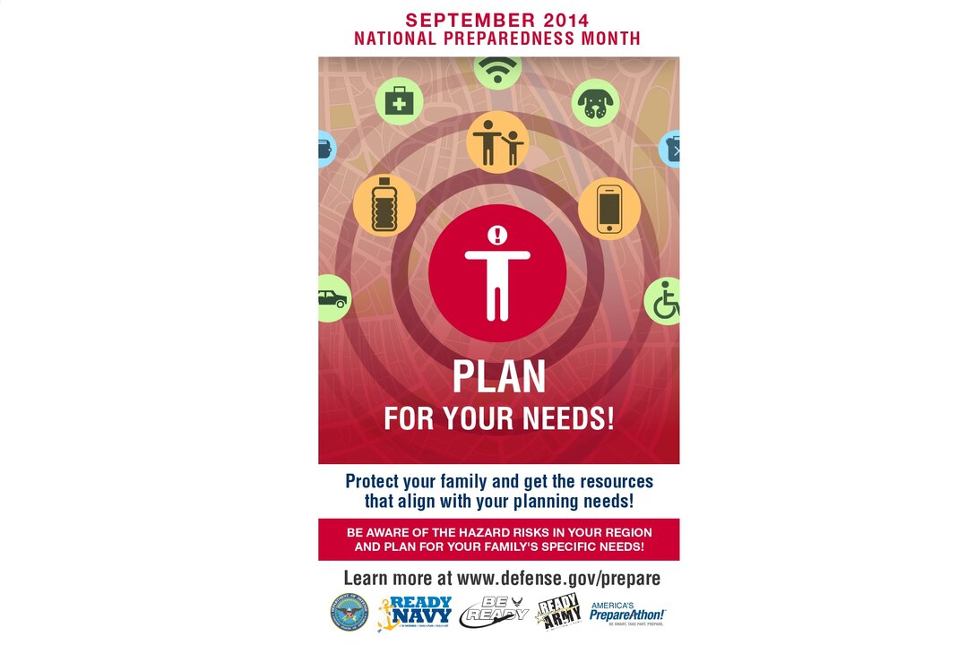 Camp Pendleton service members and their families are encouraged to be prepared for natural disasters that could occur in Southern California. September is designated as National Preparedness Month and this year, President Barack Obama has declared Sept. 30 as America’s ‘PrepareAthon Day,’ a day of action for individuals, organizations and communities to prepare for all types of natural disasters.(Photo by U.S. Department of Defense)