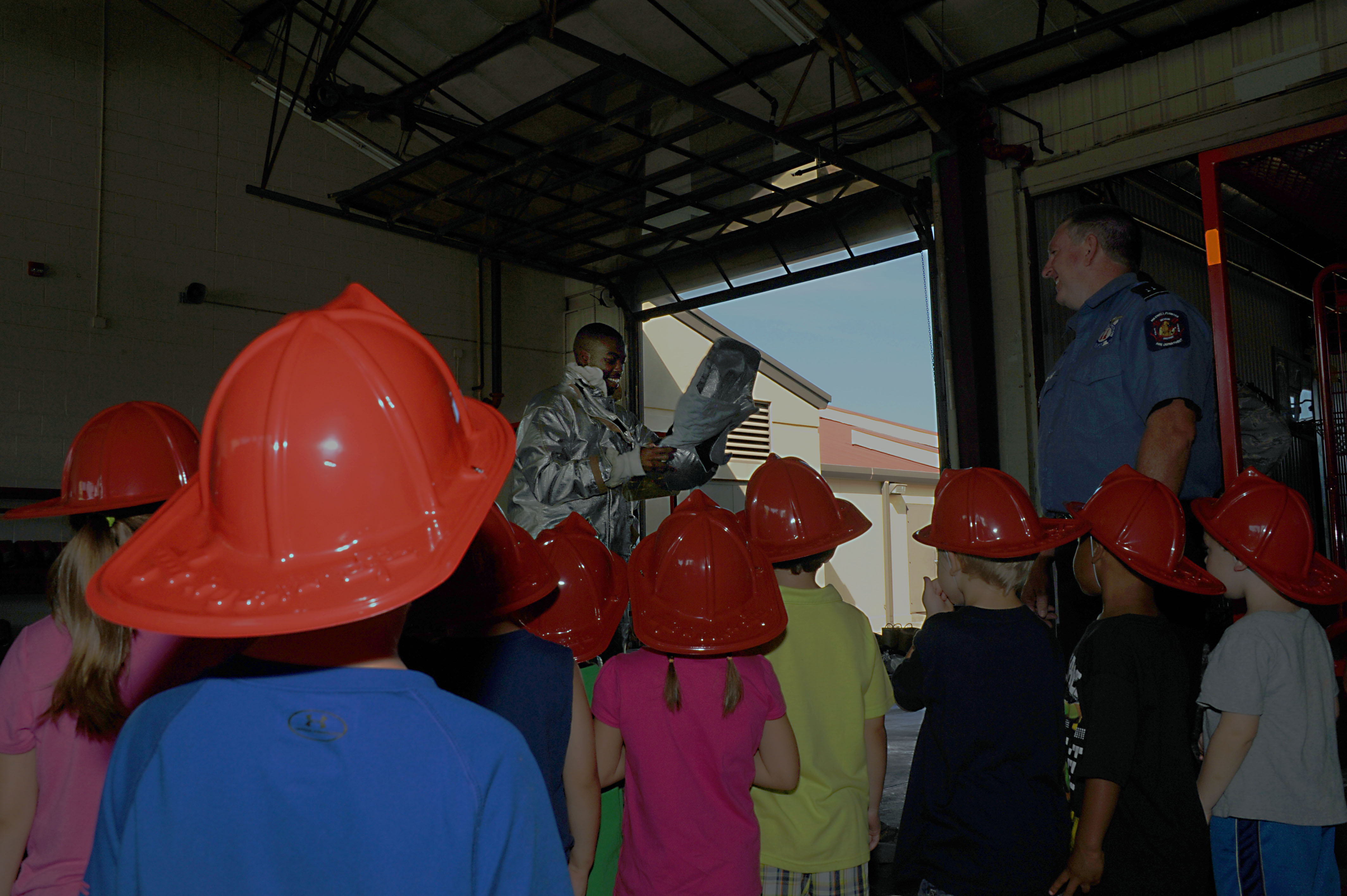 CDC tours Maxwell fire department