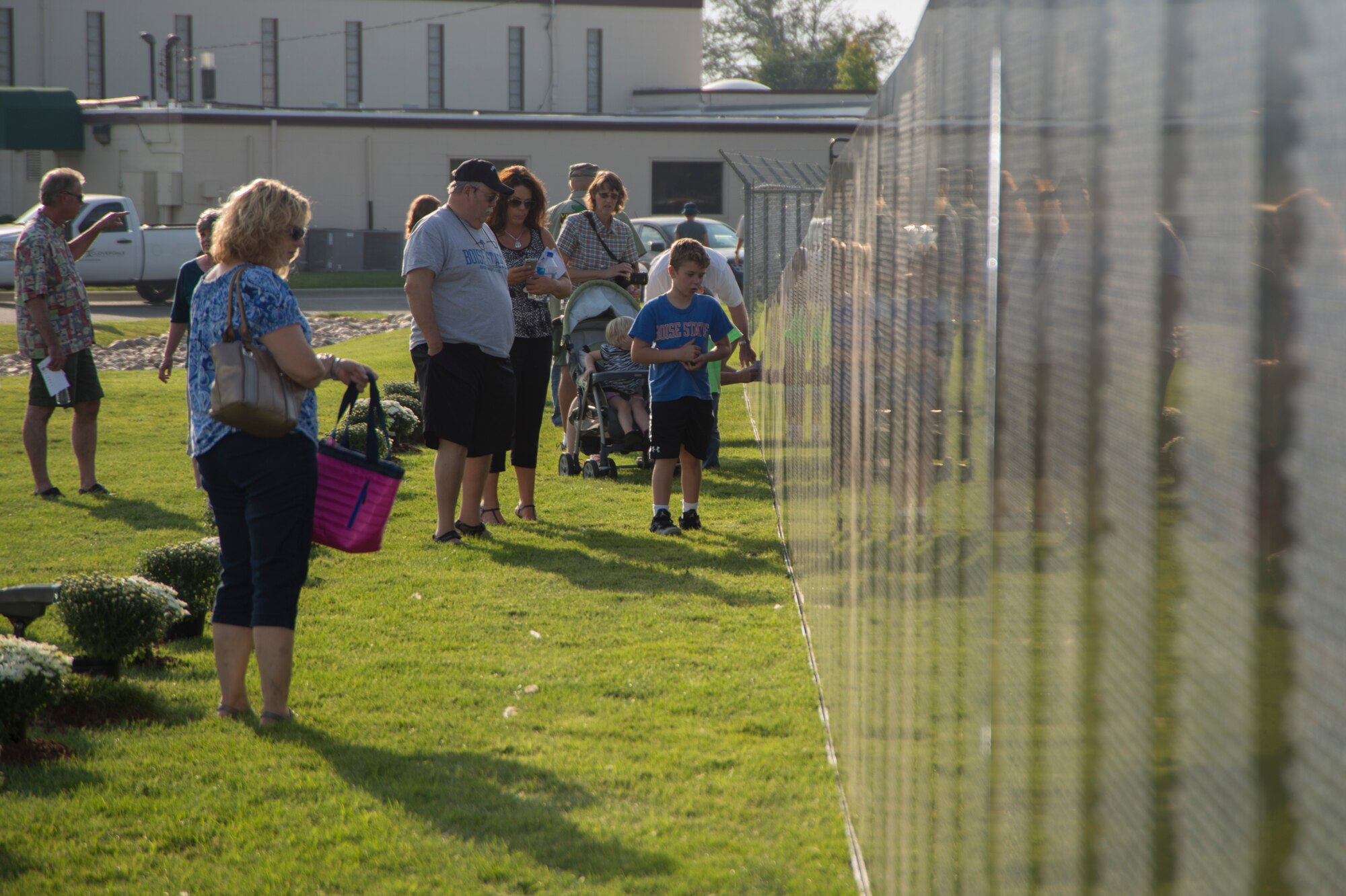 Communities in and around Boise, Idaho, paid tribute to The Traveling Wall, Sept. 18, 2014, honoring the men and women who sacrificed their lives in the service of this country. The Traveling Wall is a three-fifth scale of the Vietnam Memorial in Washington D.C.; it stands six-feet-tall at the center and covers almost 300-feet from end-to-end. The wall stands as a reminder of the great sacrifices made during the Vietnam War. (U.S. Air Force photo by Staff. Sgt. Roy Lynch III/RELEASED)