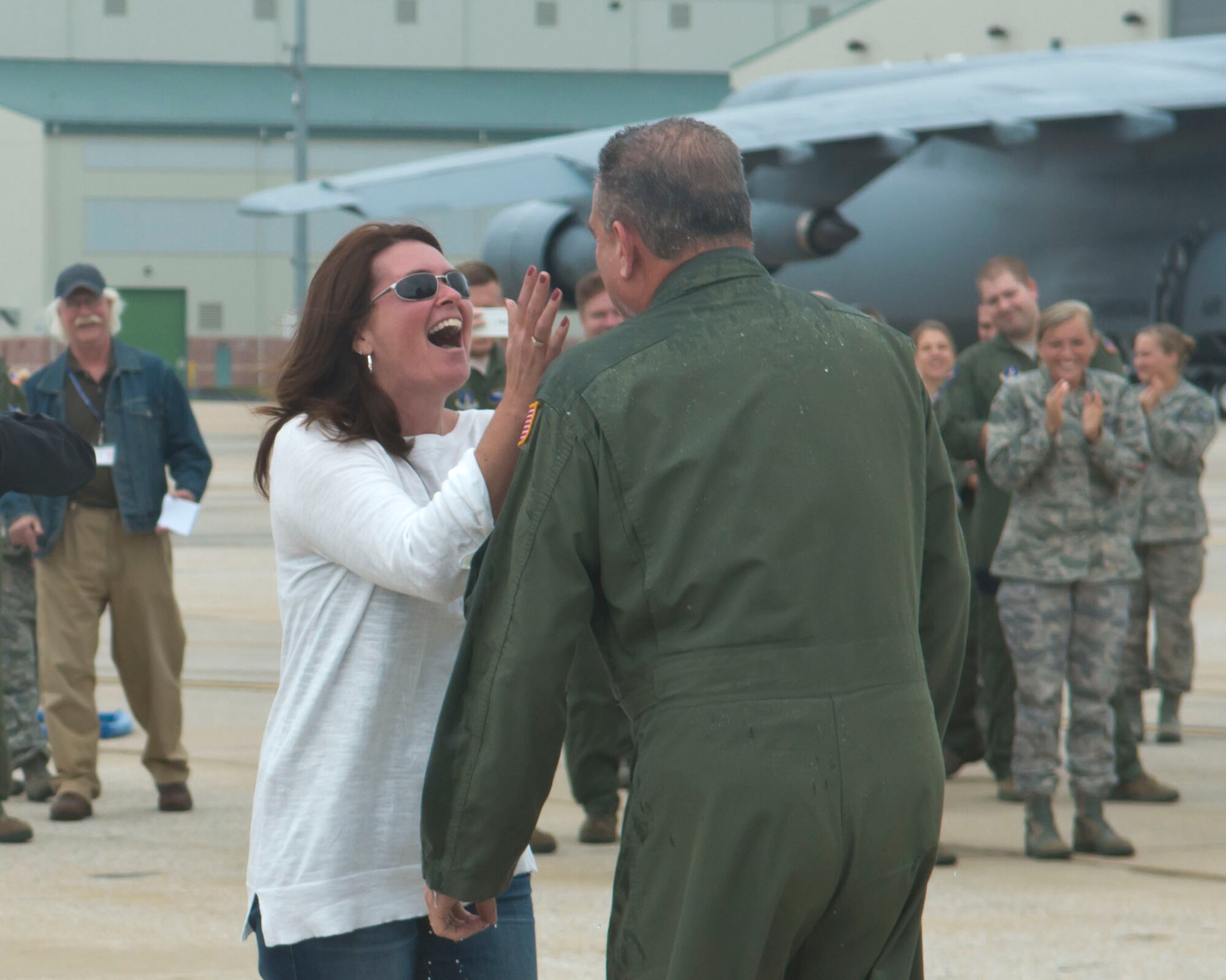 MARTINSBURG, W.Va.-- The first C-17 Globemaster III arrived at the 167th Airlift Wing in Martinsburg, W. Va. on September 25th, 2014.  The wing has flown the C-5 Galaxy since 2007 and will begin C-17 flying operations in January 2015. The last C-5 unit in the Air National Guard, the 167th began the conversion process in July and will maintain a fleet of eight C-17s. (U.S. Air National Guard photo by Tech. Sgt. Michael Dickson/Released)