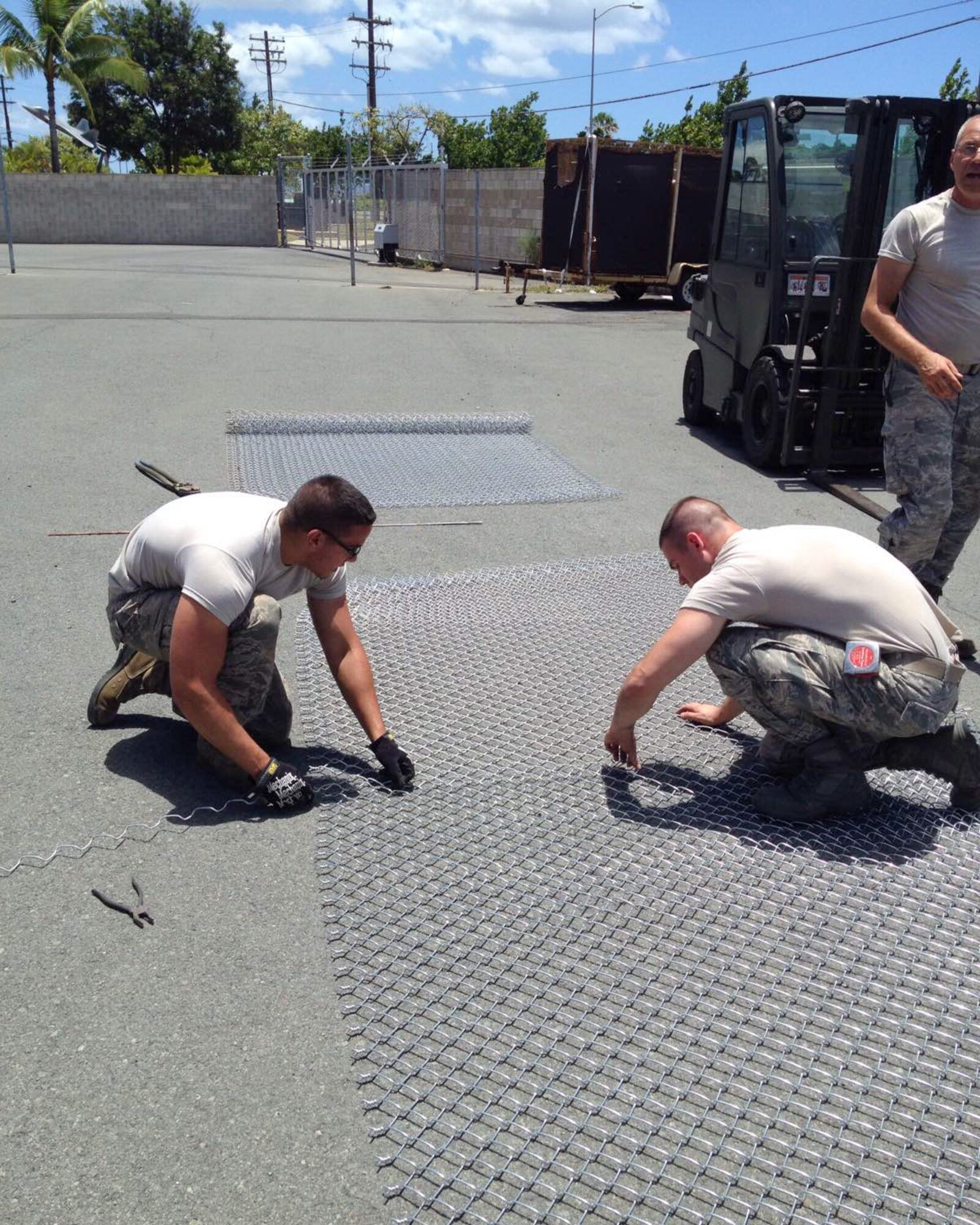 Forty-three of the 102nd Civil Engineering Squadron's Prime Beef team recently travelled to Joint Base Pearl Harbor-Hickam, on the Hawaiian island of Oahu, to perform work for the host base and to hone their already sharp Prime Beef skills.