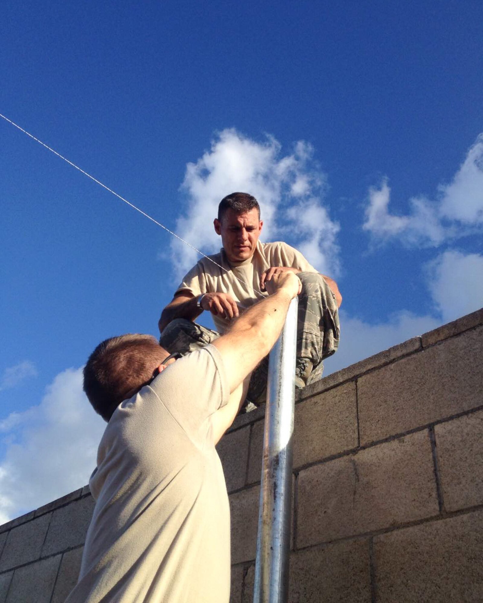 Forty-three of the 102nd Civil Engineering Squadron's Prime Beef team recently travelled to Joint Base Pearl Harbor-Hickam, on the Hawaiian island of Oahu, to perform work for the host base and to hone their already sharp Prime Beef skills.