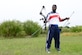 Former U.S. Air National Guard Senior Airman Dwayne Parker pulls an arrow from his quiver at Langley Air Force Base, Va., Sep. 23, 2014. Parker established an adaptive sports community in the Hampton Roads, Va., area with the intent of providing wounded veterans mentally and physically therapeutic activities. His not-for-profit program, called Wounded Warrior Adaptive Sports, gets local wounded veterans involved in physical activities and helps them by supplying clothing, food and financial support. (U.S. Air Force photo by Airman 1st Class Devin Scott Michaels)