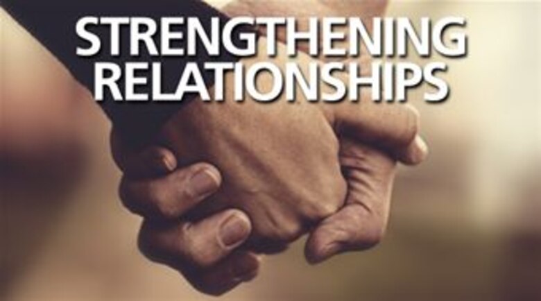 During the month of October, AFMC will promote the Strengthening Interpersonal Relationships campaign. (U.S. Air Force graphic)