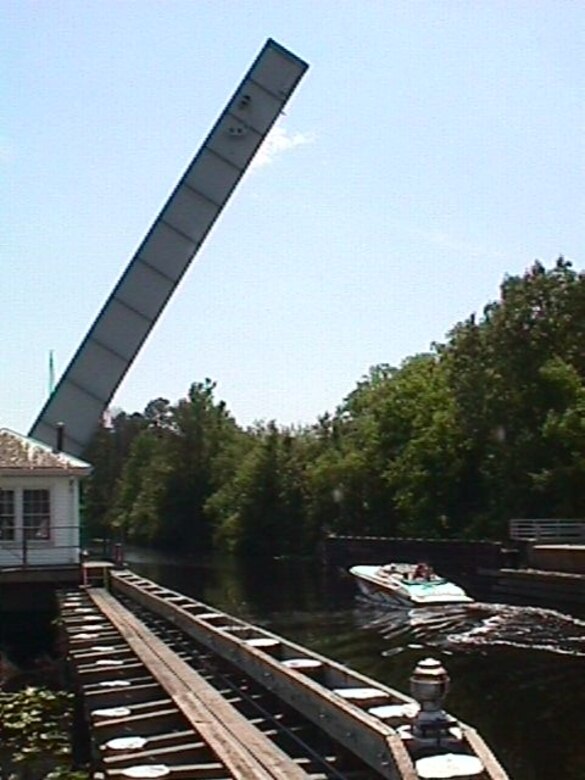 Deep Creek Bridge in Chesapeake, Va., spans the venerable Dismal Swamp Canal.