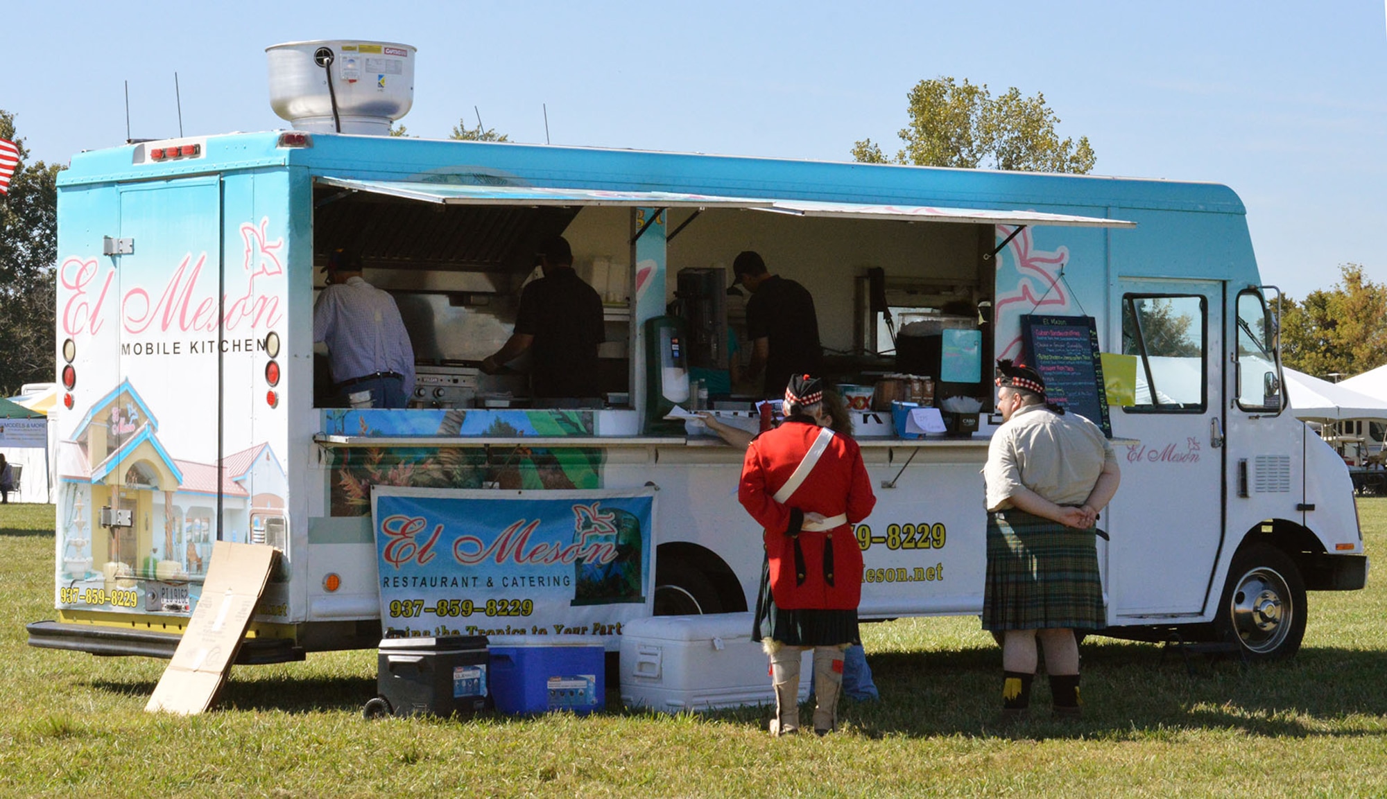 DAYTON, Ohio -- Food trucks will be a new feature at the Ninth WWI Dawn Patrol Rendezvous on Sept. 27-28, 2014. On Saturday, food trucks will be available from El Meson, Hunger Paynes and Lilia’s Outside Café. El Meson and Lilia’s Outside Café will return on Sunday. (U.S. Air Force photo)