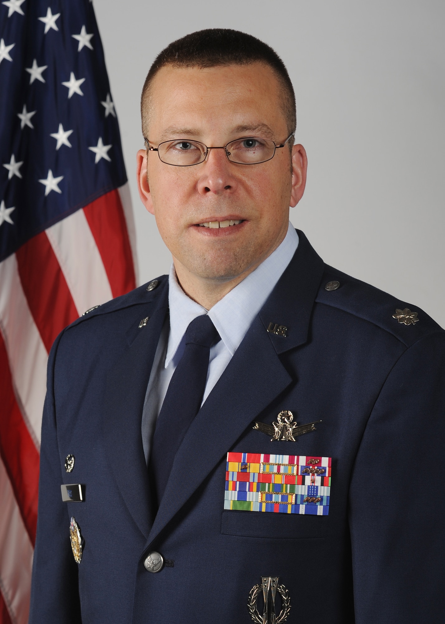 Lt. Col. Timothy Bos, 460th Operations Support Squadron commander