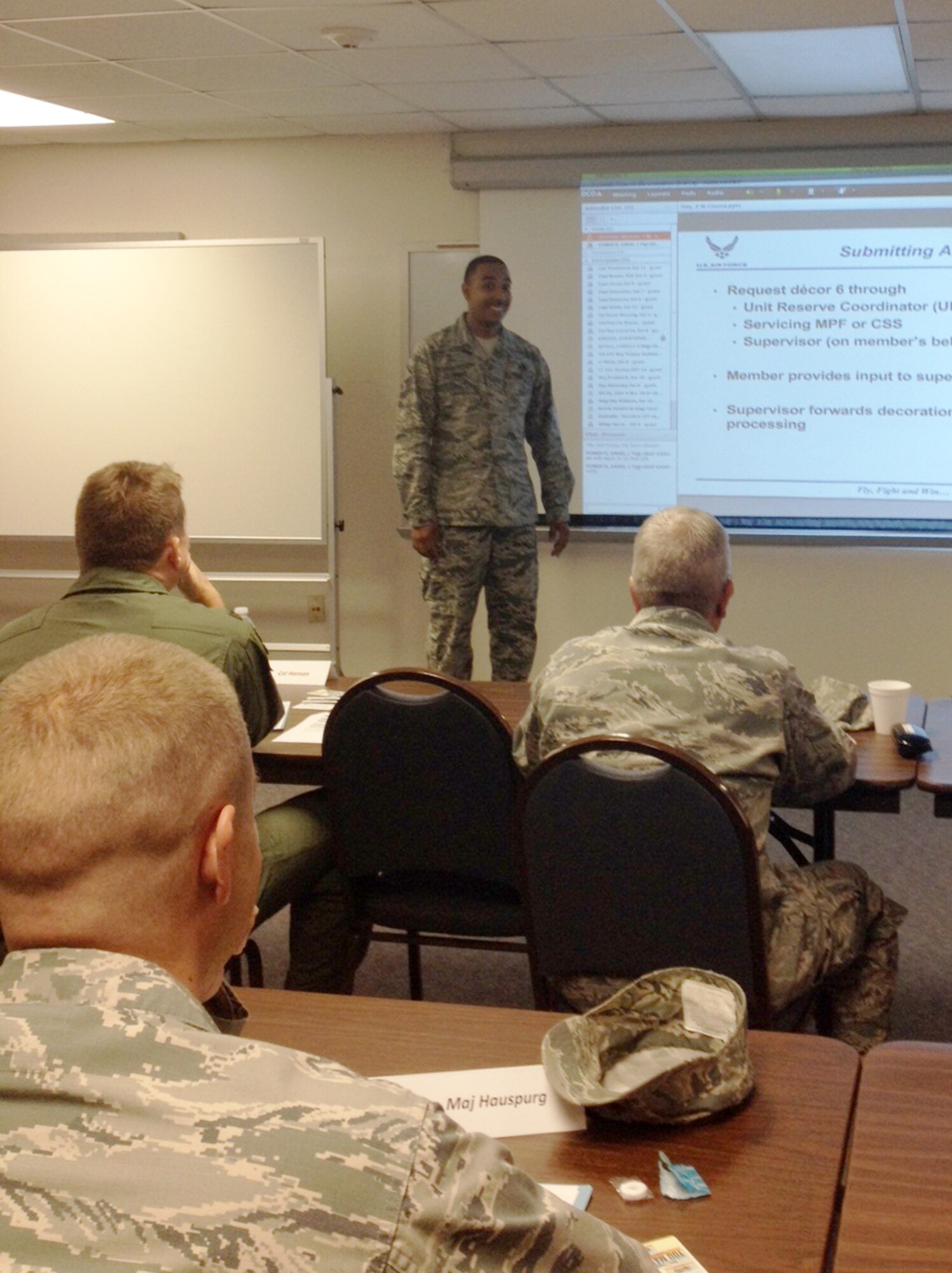 New members of the Individual Reserve learn the ins and outs of managing their careers as individual mobilization augmentees and participating individual ready reservists during the first Readiness and Integration Organization IR Orientation Course, Sept. 9-11.