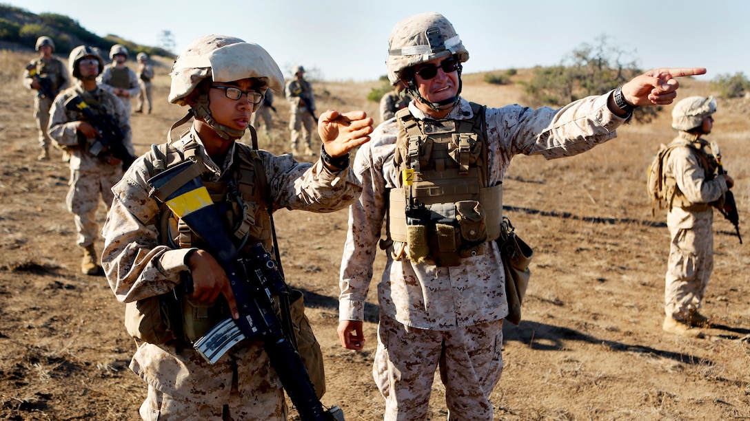 Marines learn combat tactics in combined arms exercise