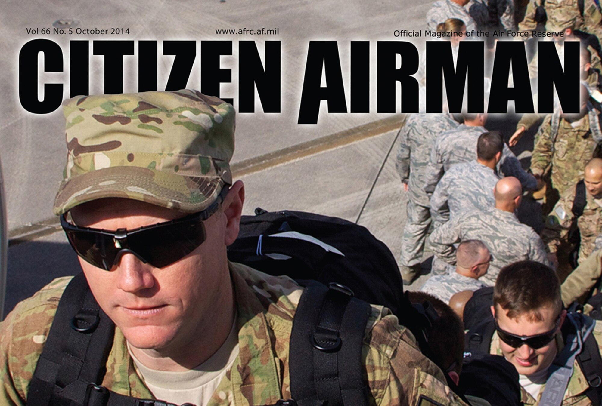 The October issue of Citizen Airman magazine is available on the web at http://www.citamn.afrc.af.mil/. The cover story talks about how the Air Force's new air expeditionary force construct will impact Reservists. Bo Joyner, associate editor, focuses the spotlight on the new commanders of 22nd Air Force, Maj. Gen. Stayce Harris, and 10th Air Force, Brig. Gen. Richard Scobee. 
