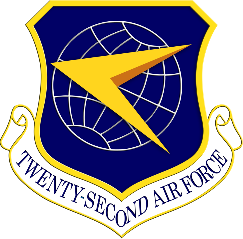 22nd Air Force Shield