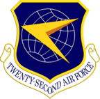 22nd Air Force Shield