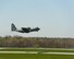A C-130 Hercules aircraft takes off at Youngstown Air Reserve Station, Ohio, May 5, 2011.