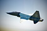 Instructor pilots from Air Education and Training Command use the T-38C to prepare pilots for front-line fighter and bomber aircraft such as the F-15E Strike Eagle, F-15C Eagle, F-16 Fighting Falcon, B-1B Lancer, A-10 Thunderbolt and F-22 Raptor. The Talon first flew in 1959. More than 1,100 Talons were delivered to the Air Force between 1961 and 1972 when production ended. (U.S. Air Force photo by Tech. Sgt. Samuel Bendet)
