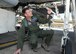 Maj. Jay Pease, 39th Flying Training Squadron instructor pilot, performs a pre-flight check on a T-38 Talon aircraft March 23 at Joint Base San Antonio-Randolph. Members of the 39th Flying Training Squadron, a Reserve unit at JBSA-Randolph, play a key role in the instructor pilot training mission by providing both manpower and experience.  (U.S Air Force photo by Harold China)
