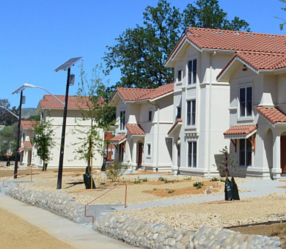 The U.S. Army Corps of Engineers Sacramento District joined with U.S. Rep. Sam Farr and Fort Hunter Liggett officials to celebrate the completion of a new housing complex at the installation in Monterey County March 27.