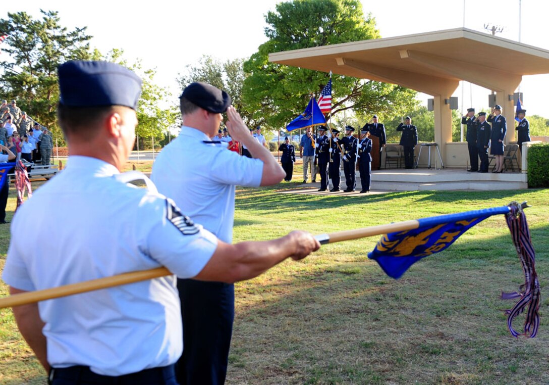 The community of Abilene raised $30, 000 in 1981 in order to build a parade ground and reviewing stand. (Courtesy photo) 