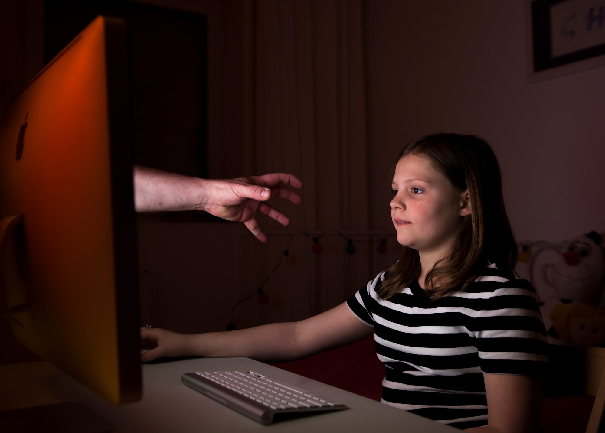 RAMSTEIN AIR BASE, Germany – The Air Force Office of Special Investigations, in coordination with the Internet Crimes Against Children task force, has routinely investigated Air Force members who attempted to exploit children online. Parents are advised to monitor their children’s web activity and discuss with their children the risks internet use presents. (U.S. Air Force photo/Tech. Sgt. Benjamin Wilson)