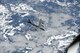Pilots flying a B-52H from Barksdale Air Force Base, La. break away after receiving fuel from a New Hampshire Air National Guard KC-135R April 2, 2015, near the eastern coast of Canada.  The B-52H was returning home after supporting a U.S. Strategic Command-directed mission to the Arctic and North Sea regions called 
