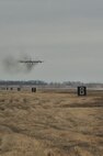 A B-52H Stratofortress prepares to land on Minot Air Force Base, N.D., April 2, 2015 after a training mission near the Arctic and North Sea Regions, respectively. The training mission, coined “POLAR GROWL”, aims to provide unique training opportunities while testing the bomber force’s command and control apparatus’ ability to support two synchronized flight paths. (U.S. Air Force photos/Senior Airman Malia Jenkins)  