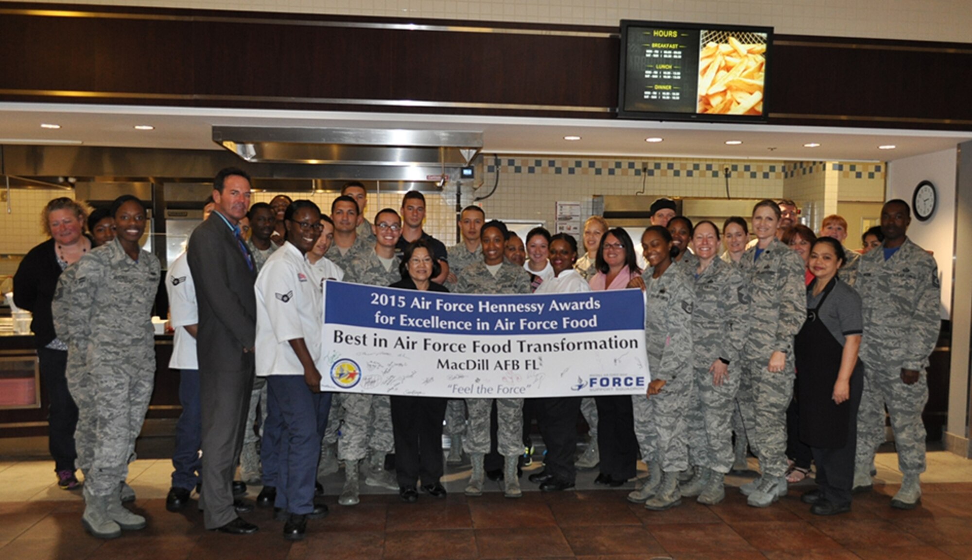 MacDill s Diner s Reef brings home the Hennessey award MacDill Air