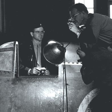 WRIGHT-PATTERSON AIR FORCE BASE, Ohio – Victor Bilek during his time in the Army Air Corps. (Courtesy photo provided by Robert Young, NASIC Historian.)