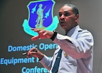 Air Force Maj. Gen. Garry Dean, commander of 1st Air Force and U.S. North American Aerospace Defense Command, addressed nearly 450 Guardmembers during the Air Guard's Domestic Operations Equipment Requirements conference in Baltimore, Md., Aug. 2, 2010.