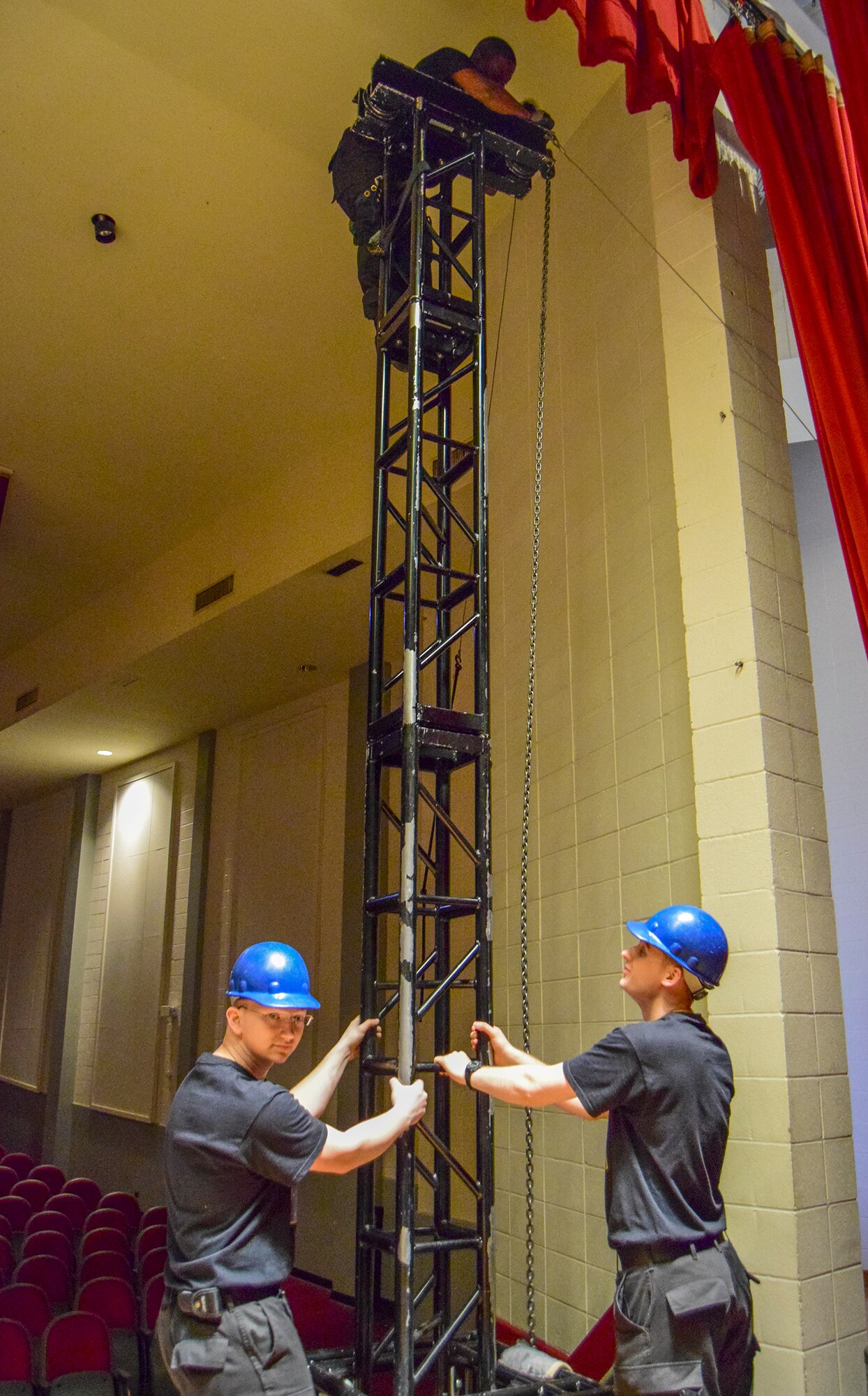 Senior Airman Christopher Hayes, a load crew member, with the 96th Aircraft Maintenance Squadron, was among 37 Airmen from different professions that were selected for Tops In Blue 2015 March 23.  Hayes will begin the year-long TIB 2015 tour as a technician and staging specialist in May. (Courtesy Photo)