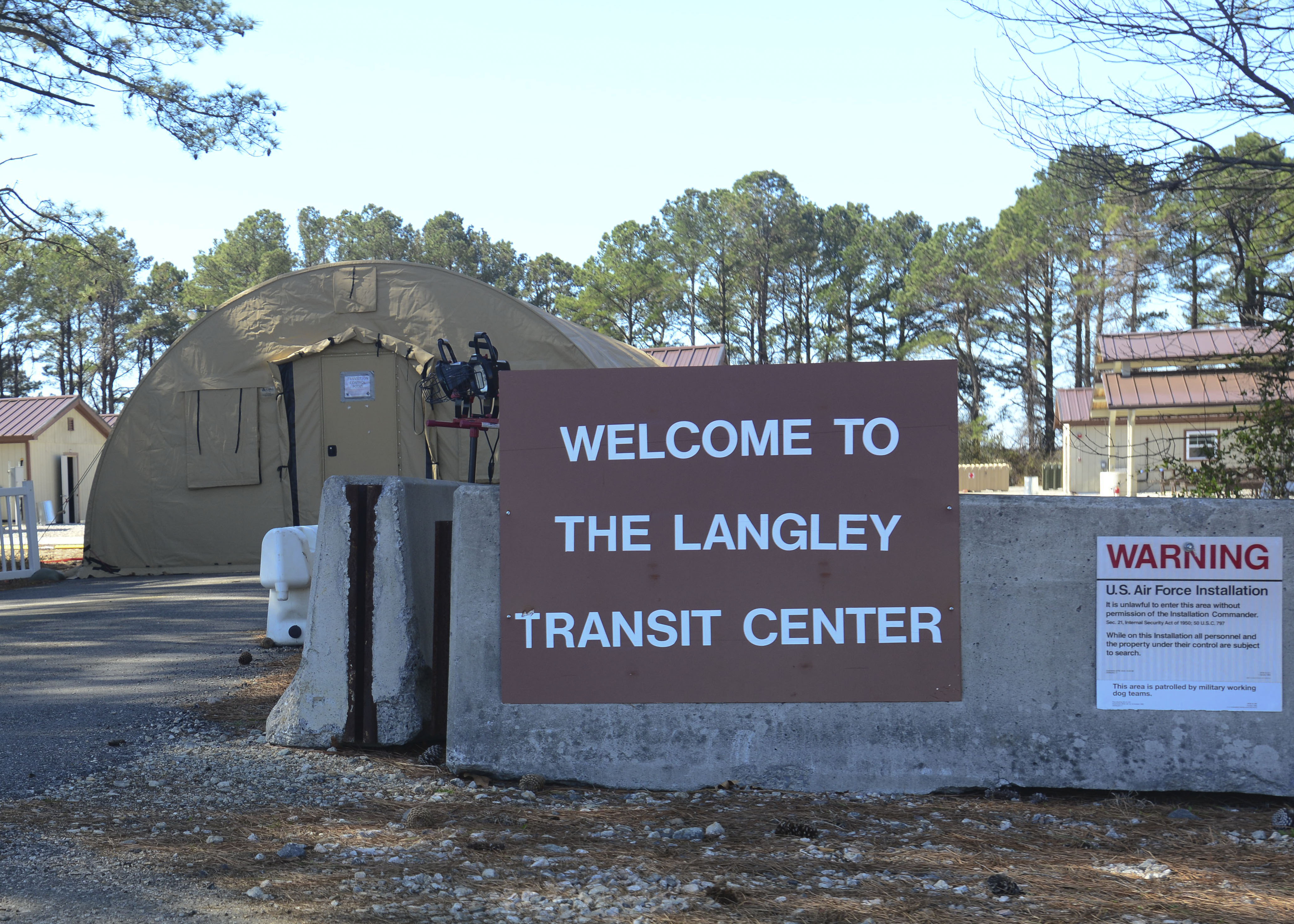Airmen and Soldiers depart Langley Transit Center