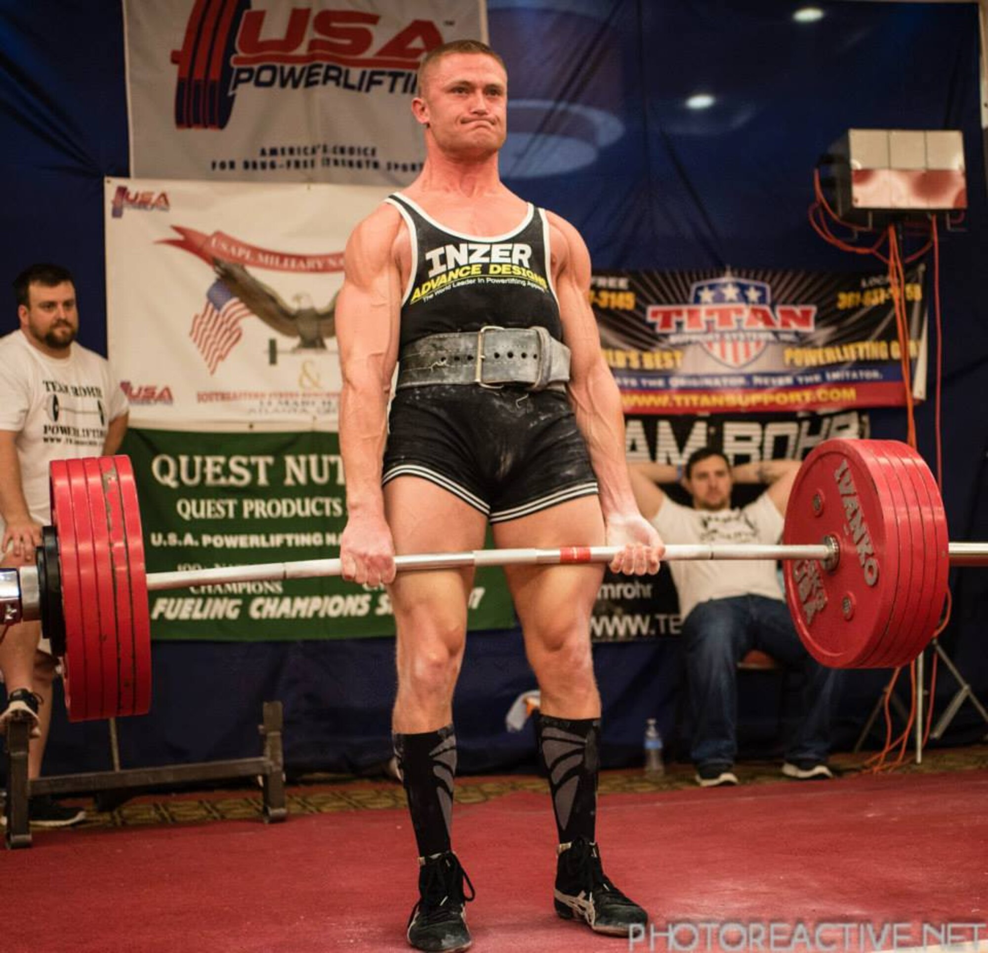Master Sgt. Michael D. Lear, 347th Recruiting Squadron, was a member of the Air Force Powerlifting Team that won the silver at the 2015 USAPL Military Nationals and Southeastern State Bench Competition in Atlanta March 14, 2015. (Courtesy photo)