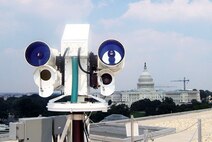 A visual warning system, part of the current Enhanced Regional Situational
Awareness, or ERSA system, monitors situational awareness in the national
capital region. A program management office at Hanscom Air Force Base, Mass., recently released a request for information to upgrade the ERSA system to incorporate newer technology and reduce lifecycle costs

