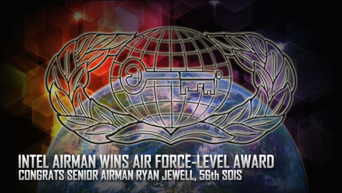 Intel Airman wins Air Force award > Air Force Special Operations ...