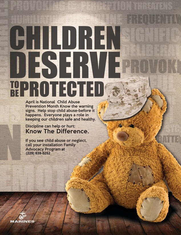 Marine Corps Logistics Base Albany observes National Child Abuse Prevention Month by providing information and resources to the base community. 