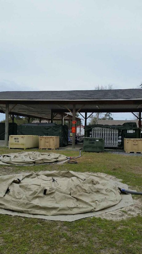 TWPS, set up by Marines of BWST 4-15.