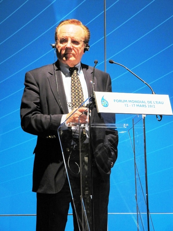 Dr. Stakhiv at the 6th World Water Forum in Marseilles, March 2012.
