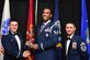 Staff Sgt. Sean Cooper, ARPC retirements service team technician, was recognized as Team Buckley Honor Guard of the Year for 2014 during a ceremony Feb. 27 at the Summit Event Center, Aurora, Colorado. (U.S. Air Force photo/Airman 1st Class Luke W. Nowakowski)