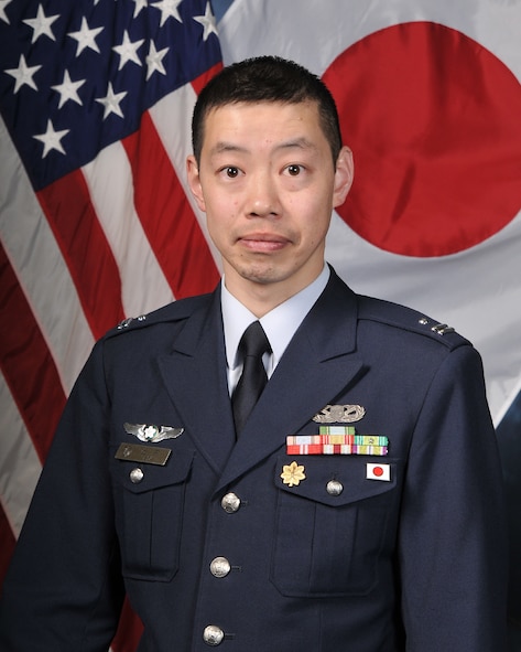 Maj. Ueda teaches five classes at the Academy through the Military Personnel Exchange Program. (U.S. Air Force/ courtesy photo) 