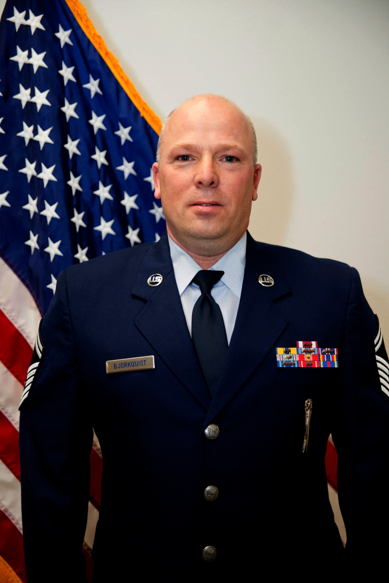 Senior Master Sgt. Thomas Bjorkquist, TF 214 maintenance advisor. (Courtesy photo)