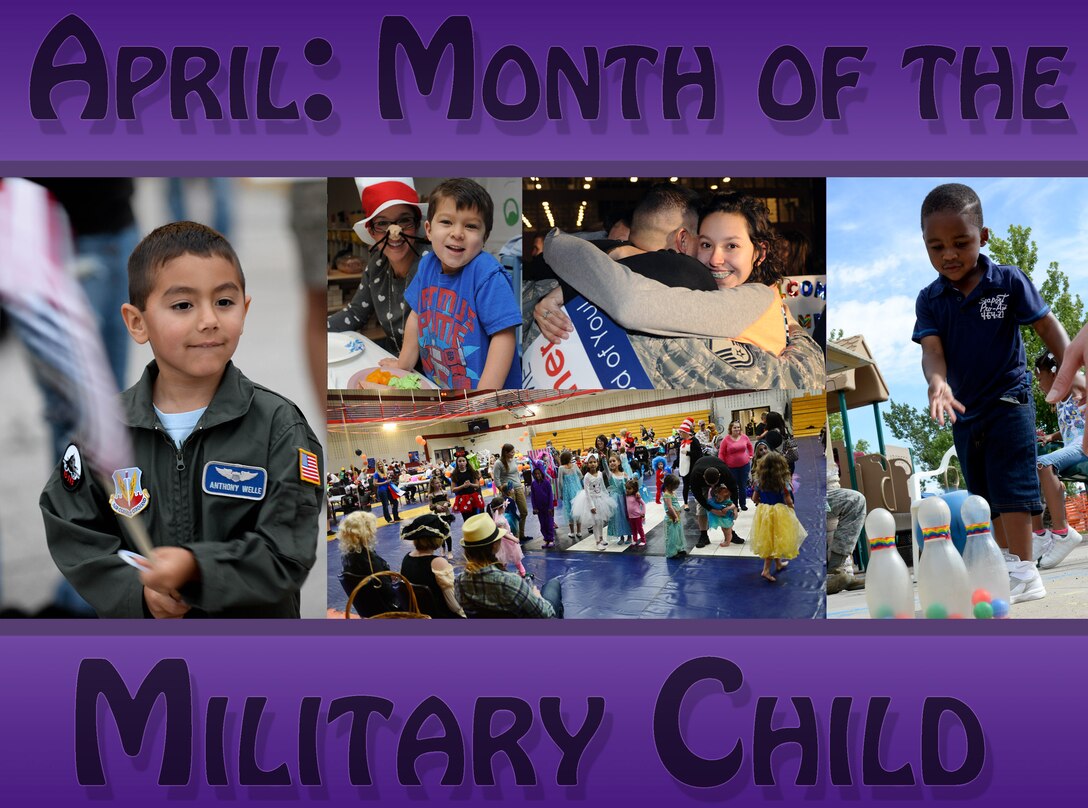 April has been designated as the Month of the Military Child by the Department of Defense in an effort to recognize the contributions of military children. In observance of the awareness month, Ellsworth will be celebrating with events held by various units in from the 28th Mission Support Group. (U.S. Air Force graphic by Airman 1st Class Rebecca Imwalle/Released)