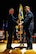 Maj. Gen. John C. Flournoy and Col. Greg Gilmour pose for a picture during the 315th Airlift Wing change of command ceremony March 11, 2015 at the Joint Base Charleston theater. Flournoy, 4th Air Force commander, presided over the ceremony where Col. Greg Gilmour assumed command of the 315th AW from Col. James Fontanella. Gilmour was previously the commander of the 916th Air Refueling Wing at Seymour Johnson Air Force Base in North Carolina, and Fontanella, outgoing commander, is headed  to Robins Air Force Base, Georgia as the commander of the Air Force Reserve Force Generation Center. (U.S. Air Force Photo by Staff Sgt. Bobby Pilch)