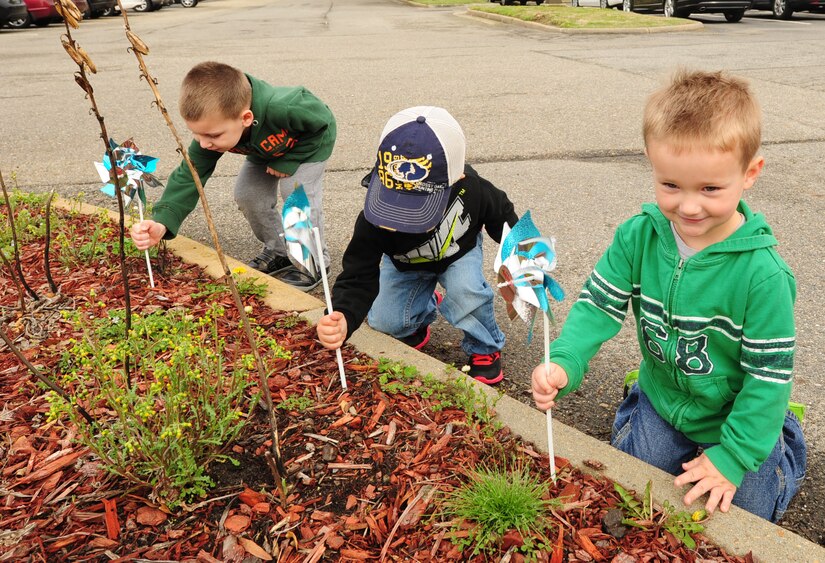 Month of Military Child Langley CDC campaigns against child abuse