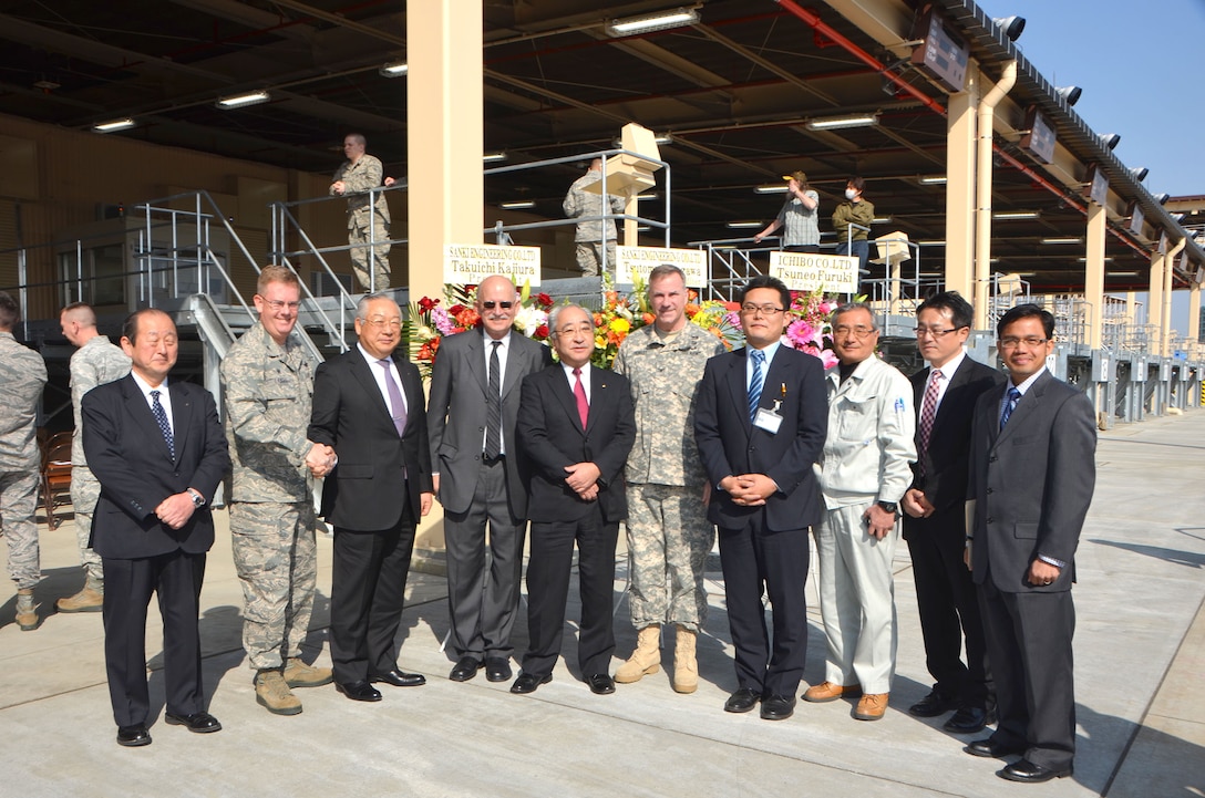 The U.S. Army Corps of Engineers, Japan District recently completed construction of a new Mechanized Materials Handling System (MMHS) as part of the Western Pacific Transportation Facility on Yokota Air Base, Japan. The MMHS, which supports the 730th Air Mobility Squadron, is one of only three fully-automated systems Department of Defense-wide (DOD), used to receive, house, sort, package, and ship cargo throughout the world. 