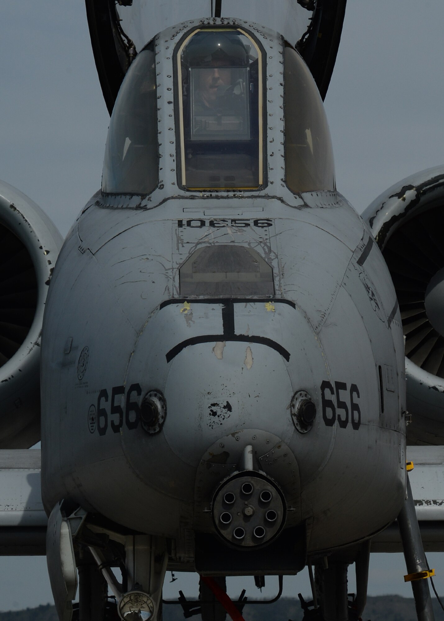 U.S. Air Force Lt. Col. Steven Behmer, 354th Expeditionary Fighter Squadroncommander, prepares to taxi an A-10 Thunderbolt II aircraft on the flightline during a theater security package deployment at Campia Turzii, Romania, April 14, 2015. The aircraft deployed to Romania in support of Operation Atlantic Resolve to bolster air power capabilities while underscoring the U.S. commitment to European security and stability. (U.S. Air Force photo by Staff Sgt. Joe W. McFadden/Released) 